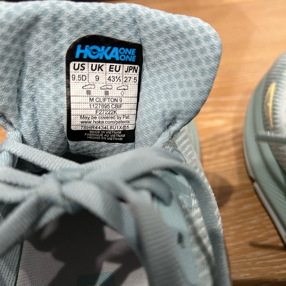 HOKA One One Clifton 9 men’s size 9.5 - Picture 9 of 9